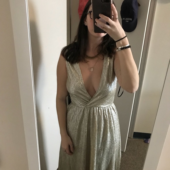 Lulus Gold Formal Dress - Picture 3 of 3
